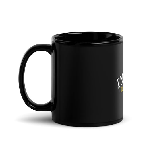 INVEST IN YOURSELF - Black Glossy Mug