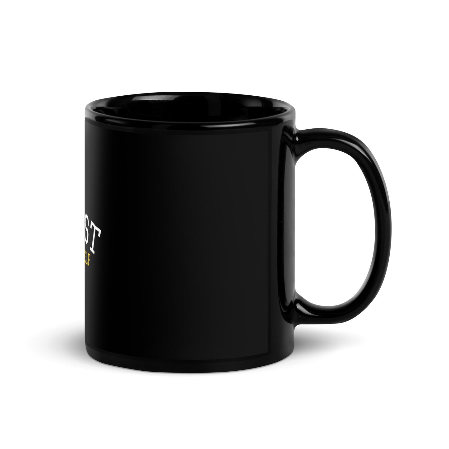 INVEST IN YOURSELF - Black Glossy Mug
