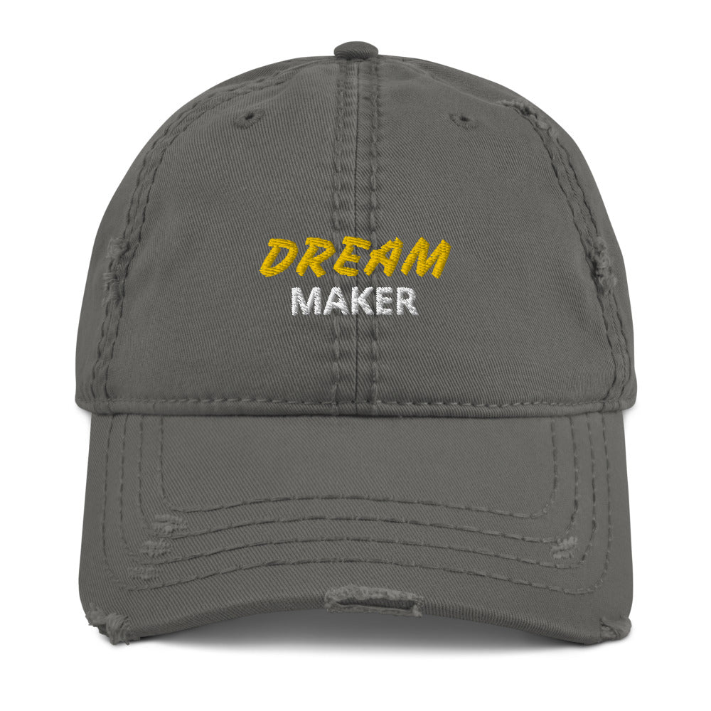 DREAM MAKER - Distressed Dad Hat