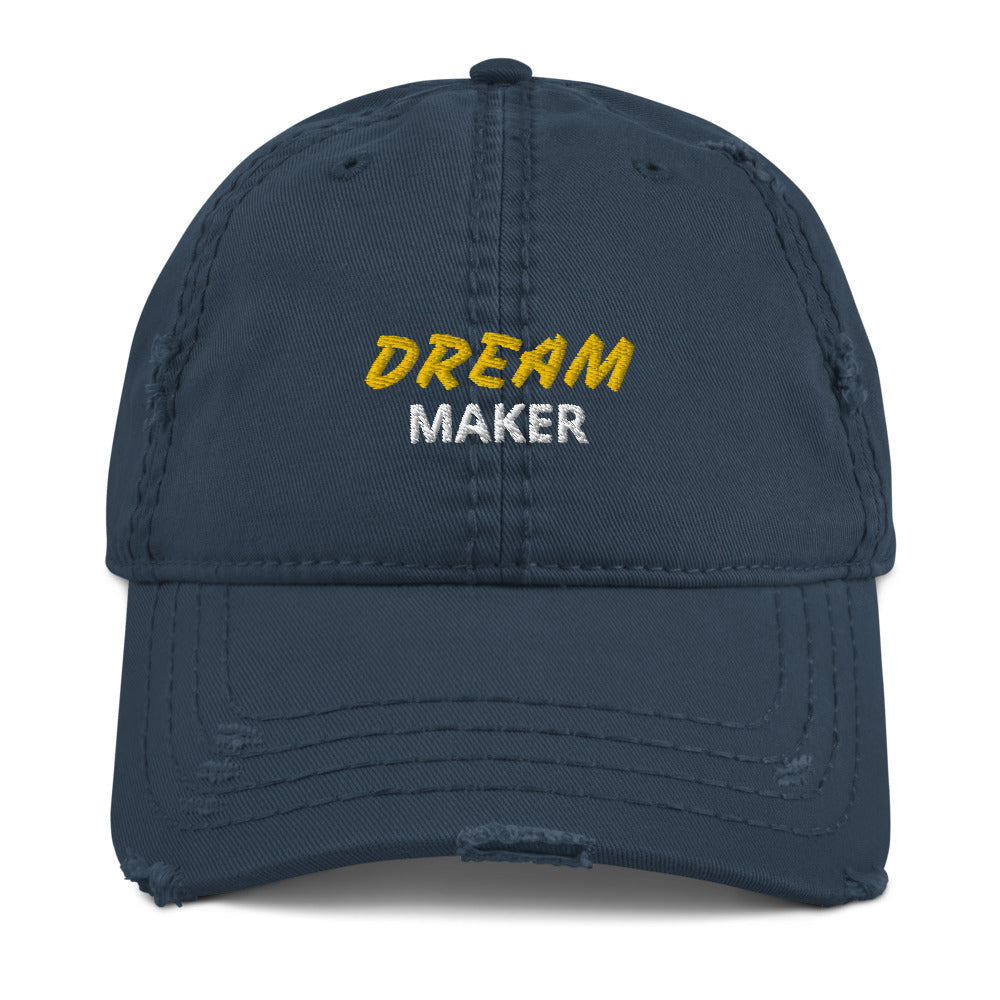 DREAM MAKER - Distressed Dad Hat