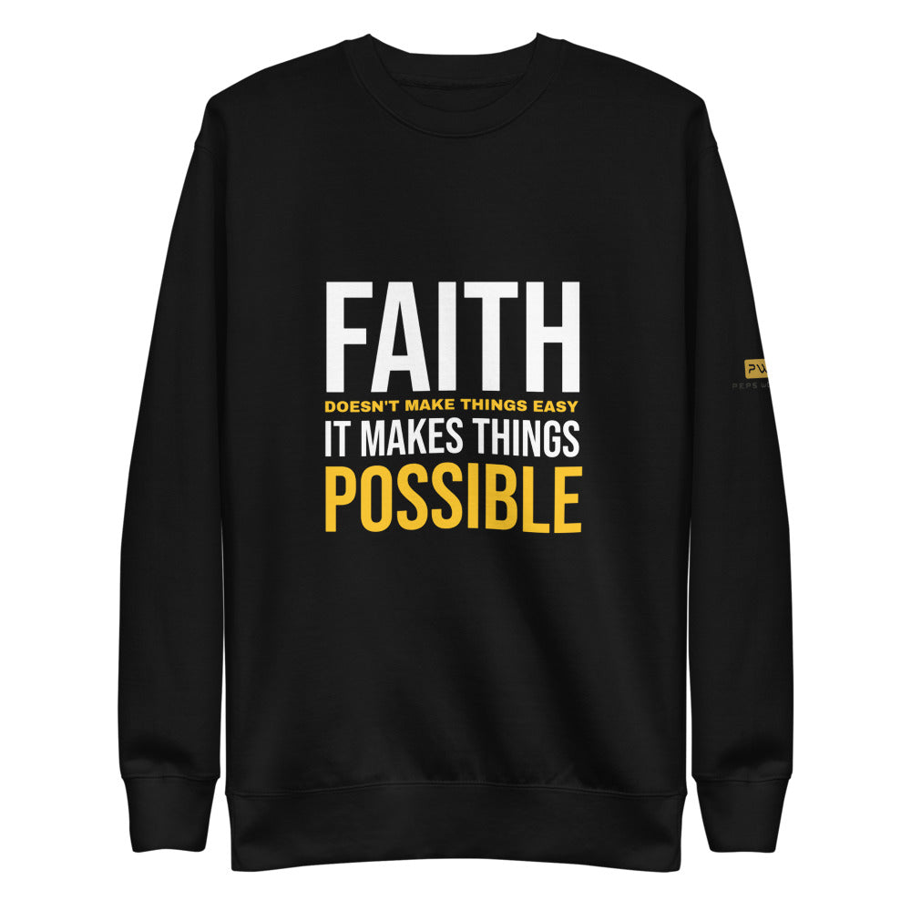 FAITH POSSIBLE- Unisex Fleece Pullover