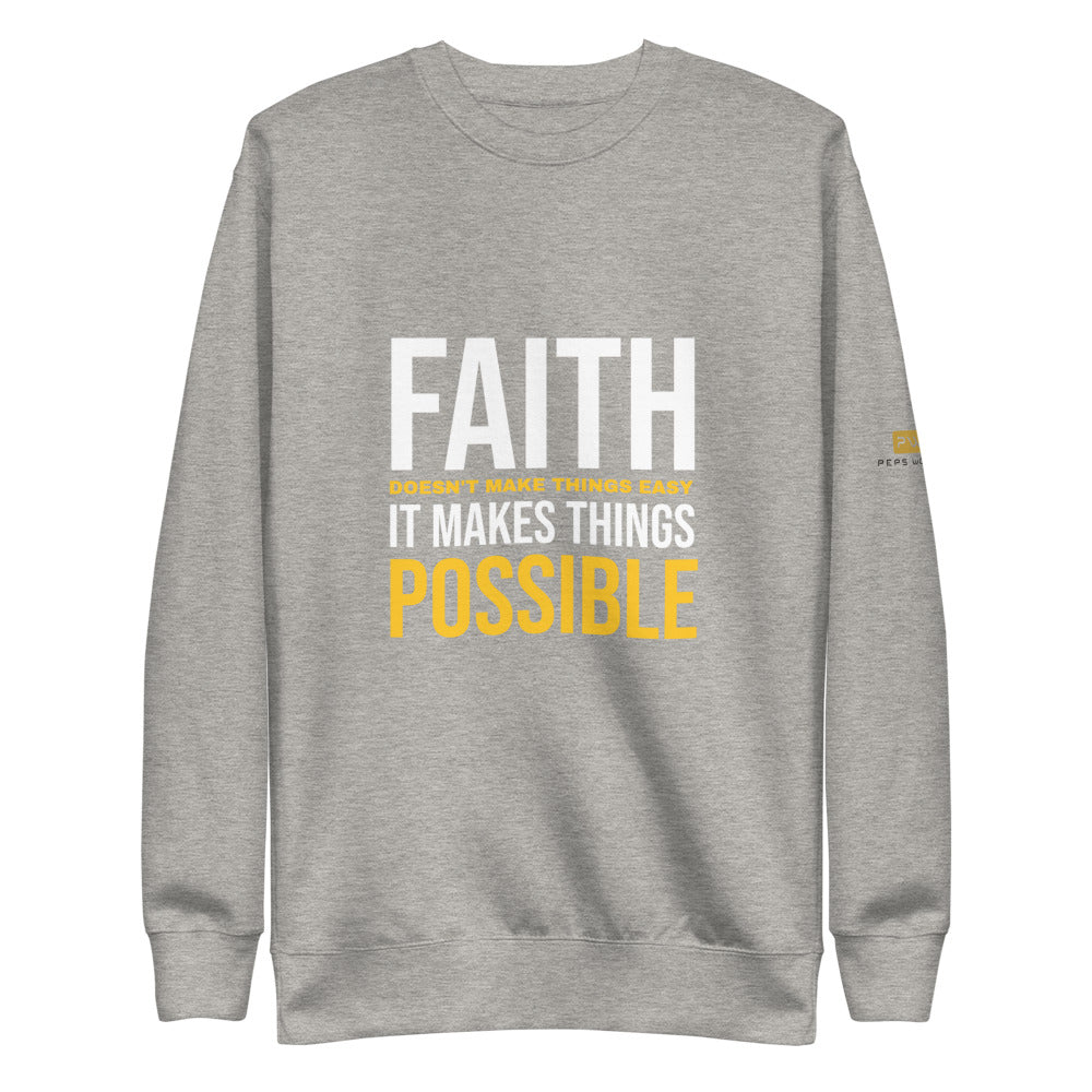 FAITH POSSIBLE- Unisex Fleece Pullover