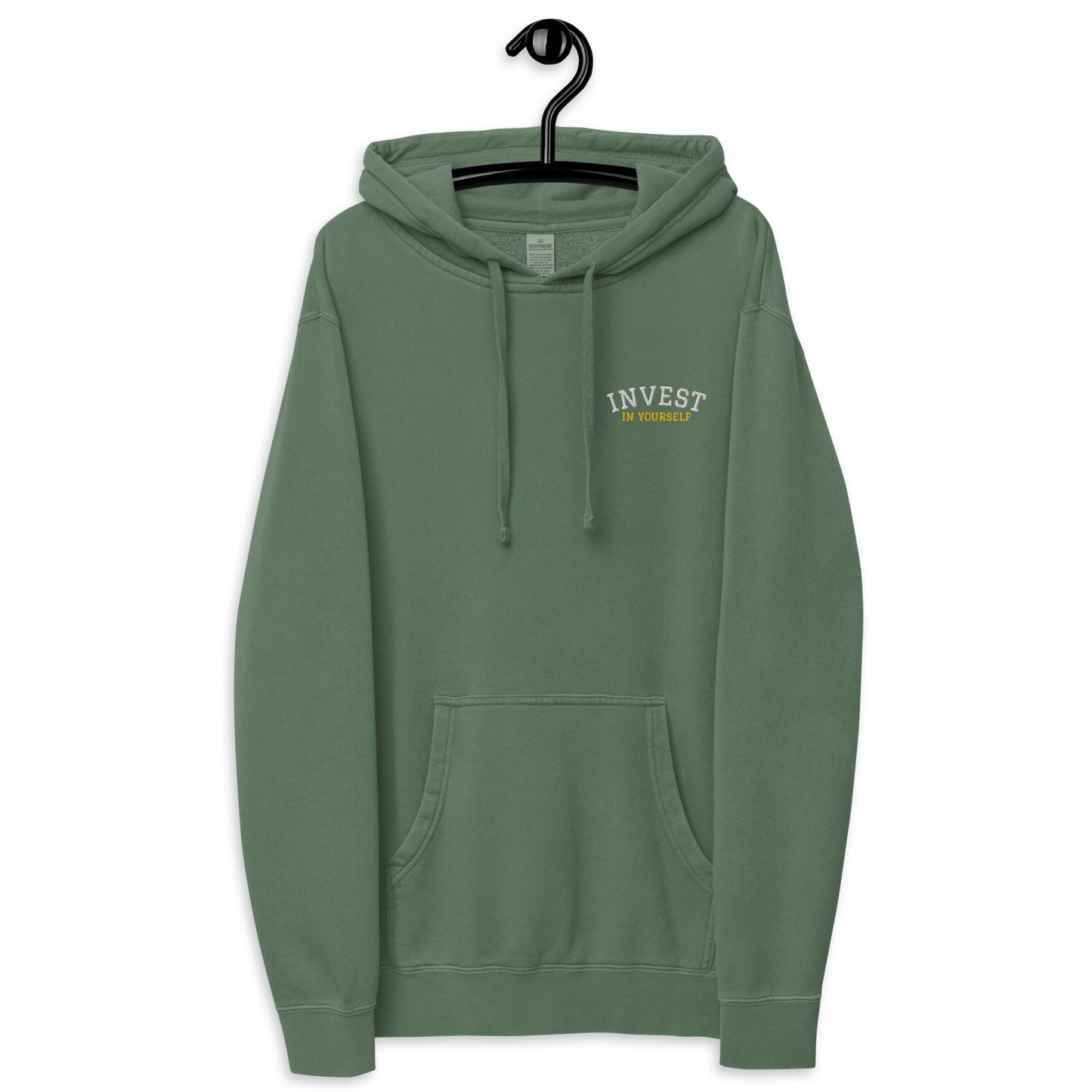 INVEST IN YOURSELF - Unisex pigment-dyed hoodie