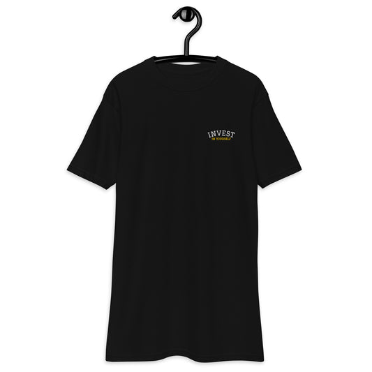 INVEST IN YOUR SELF - Men’s premium heavyweight tee