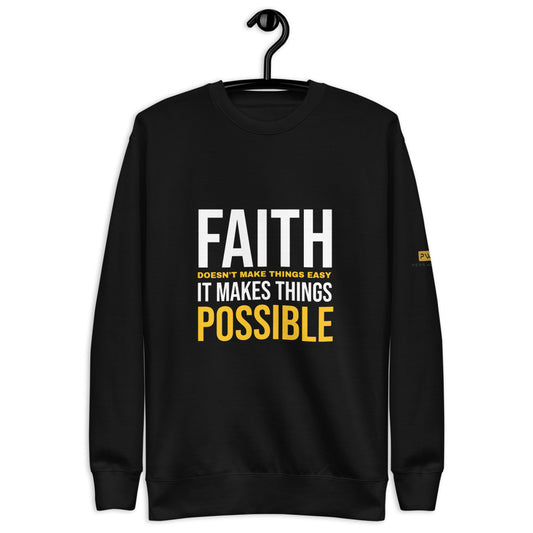 FAITH POSSIBLE- Unisex Fleece Pullover