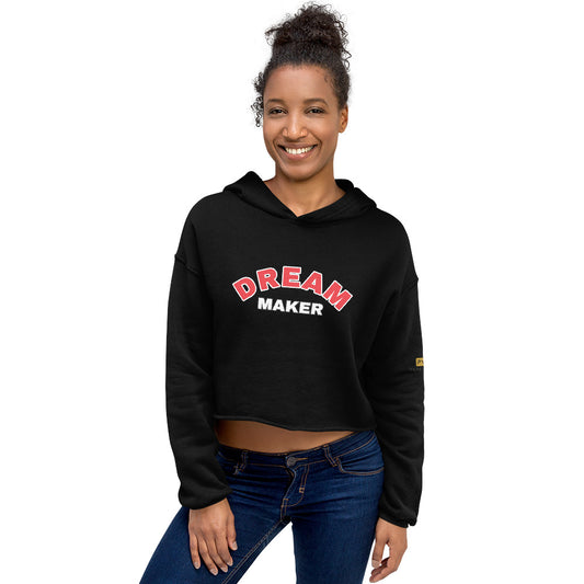 DREAM MAKER - curv- Crop Hoodie